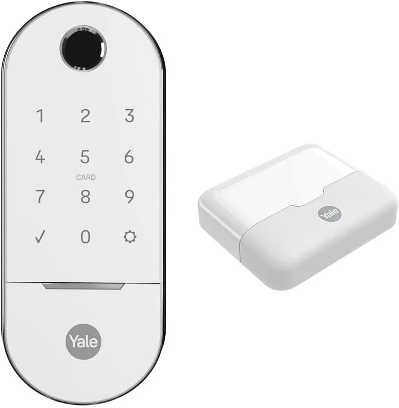 Combo Fechadura Digital Lia Branco Yale