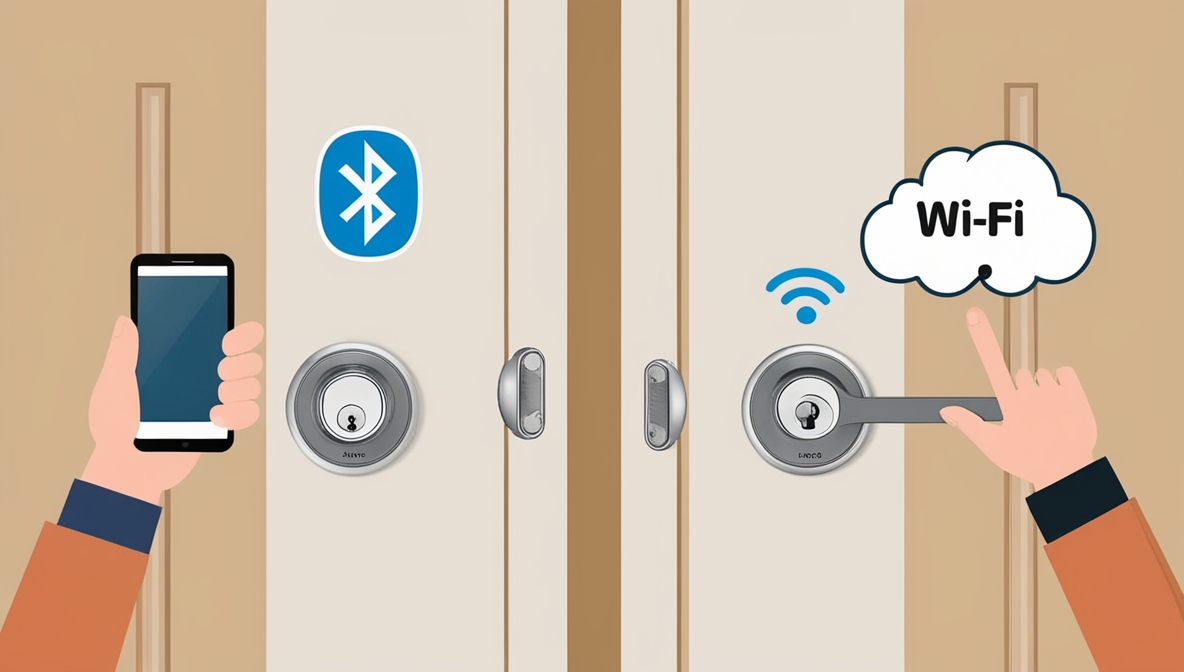 Fechadura Inteligente com Wi-Fi ou Bluetooth
