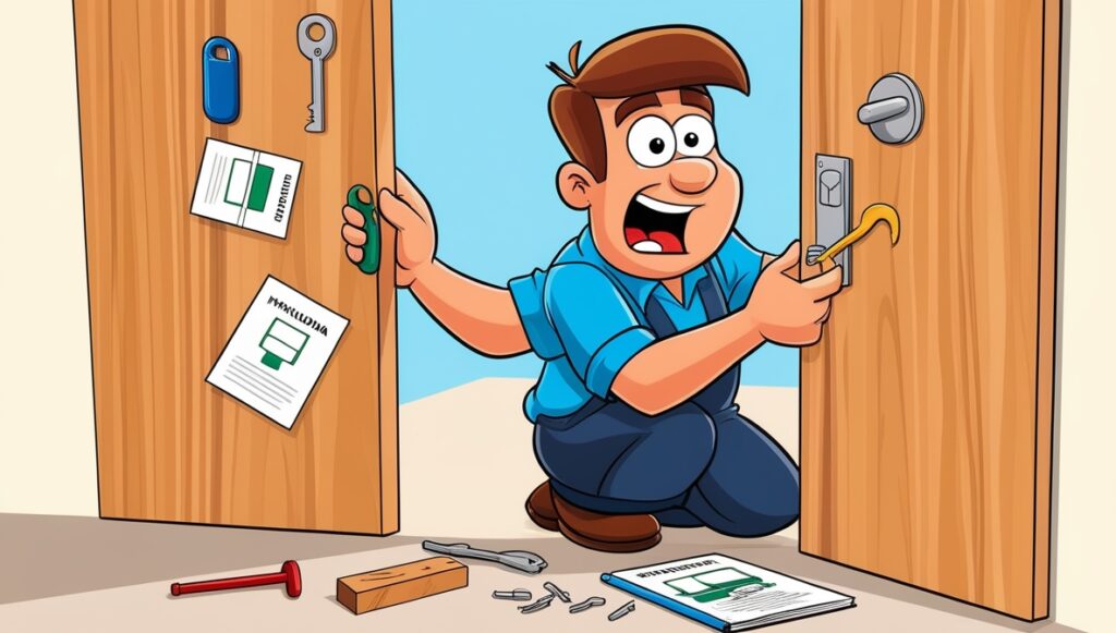 Instalar uma Fechadura Eletrônica