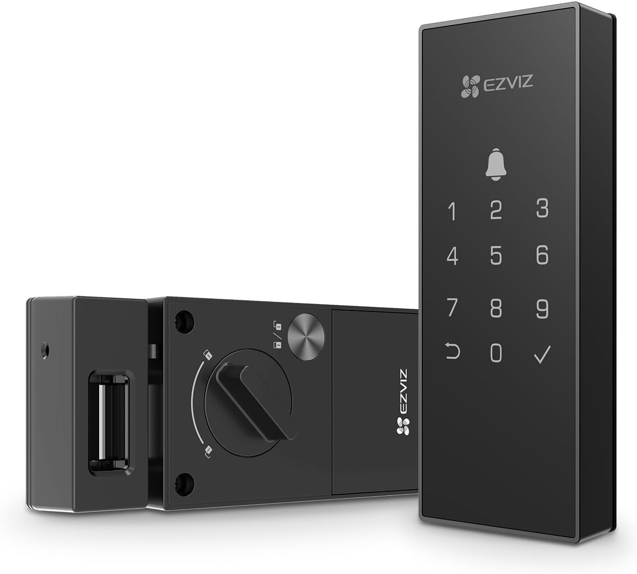 EZVIZ DL03 Smart Rim Lock - Bluetooth e Wi-Fi ativado