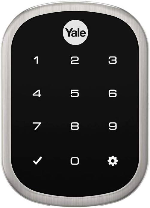 Fechadura Digital Yale YRD 256, compatível com Alexa, Preto Prata