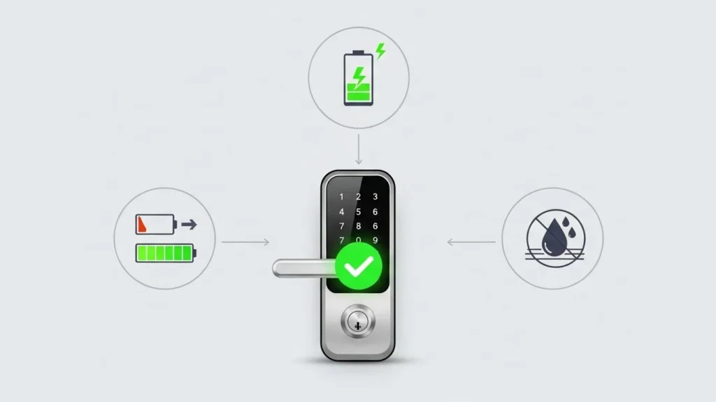 Como evitar que a fechadura digital pare de ligar novamente
