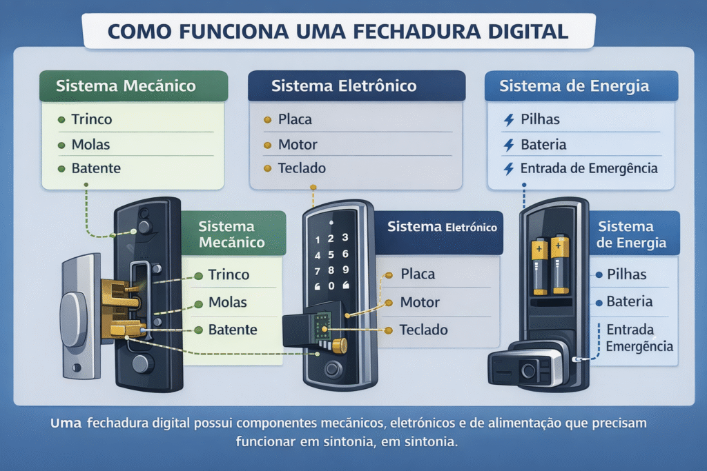 Problemas comuns em fechaduras digitais e como resolve