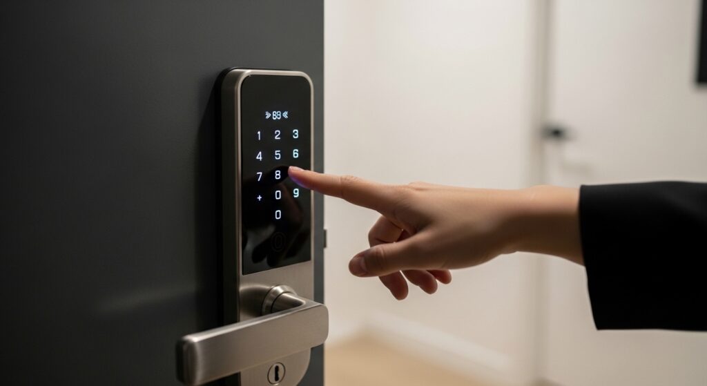 como funciona fechadura digital