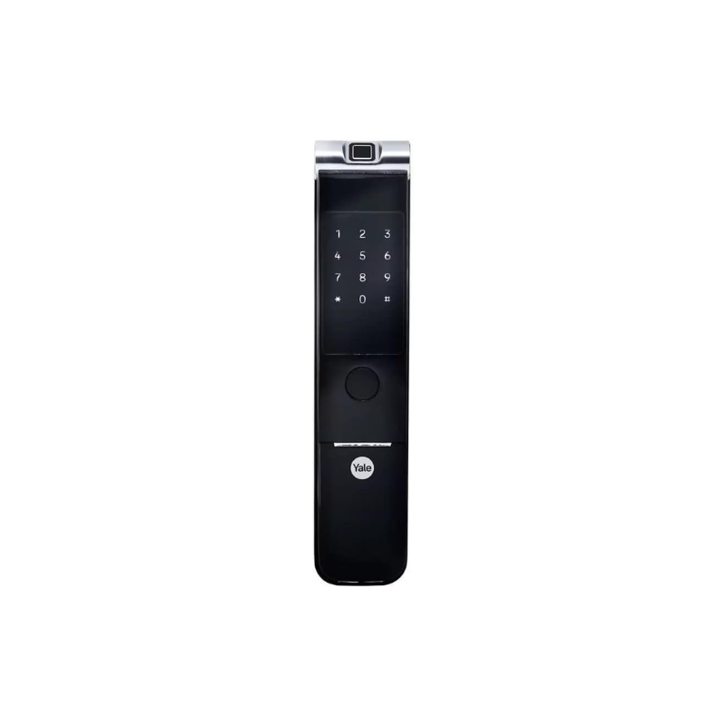 Fechadura Digital YMF 40A RL abre com Biometria e Senha - Trinco Rolete