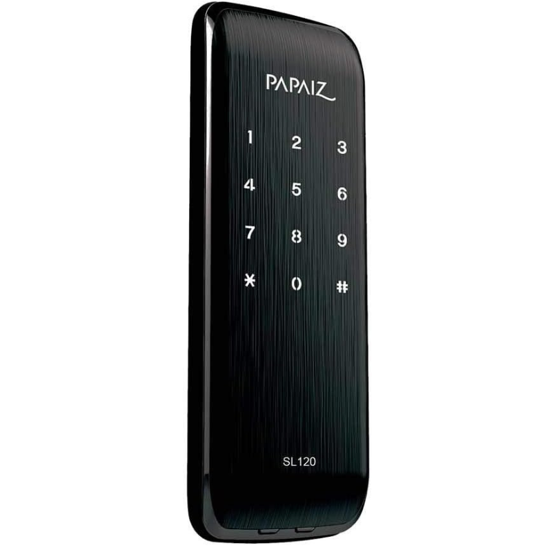 Fechadura Digital de Sobrepor SL 120 Papaiz, Preto